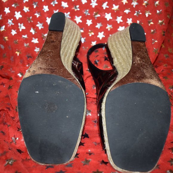 Cole Haan Black Wedges size 9B - Picture 3 of 4